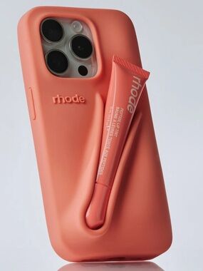 Rhode peach Lip Case for iPhone 15 Pro